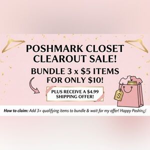 Closet Clearout! 3 for $10!